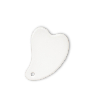 Biały kamień gua sha