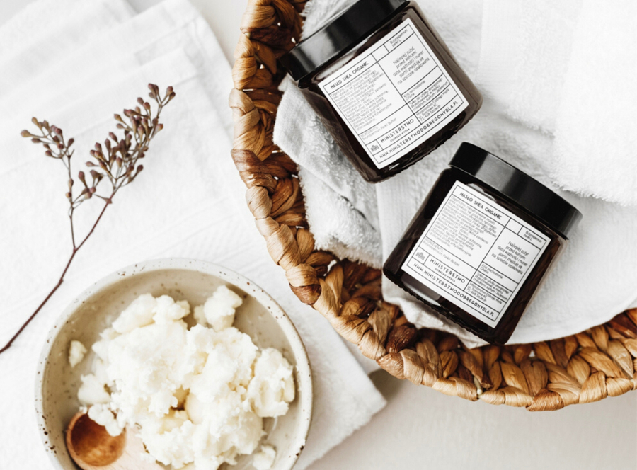 Organic, unrefined shea butter