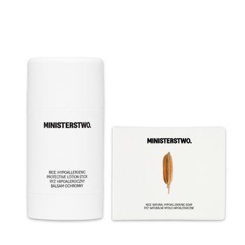 Zestaw hipoalergiczny: mydło + balsam do ciała