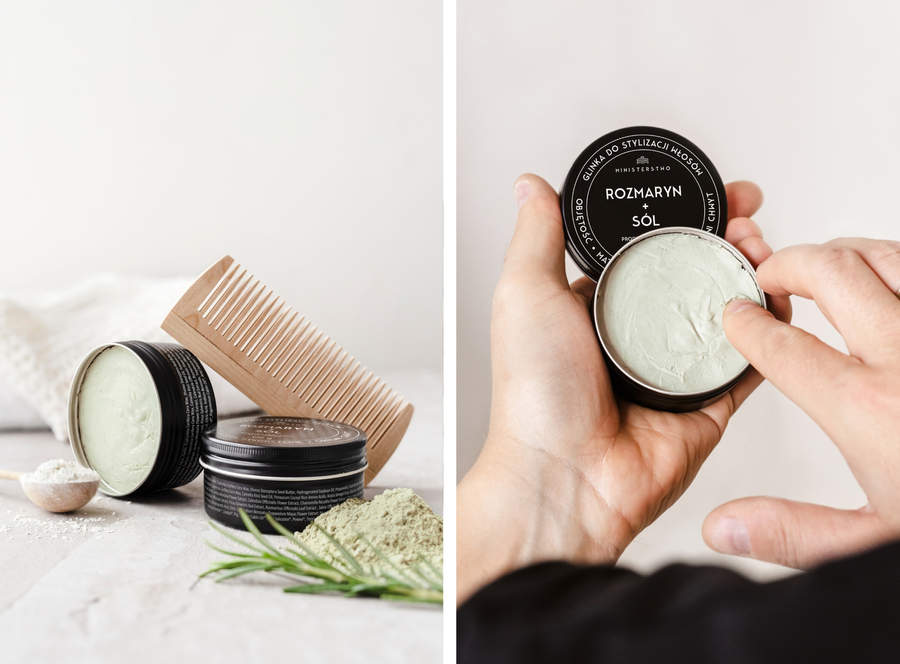 Rosemary + Salt - Hair Styling Clay 